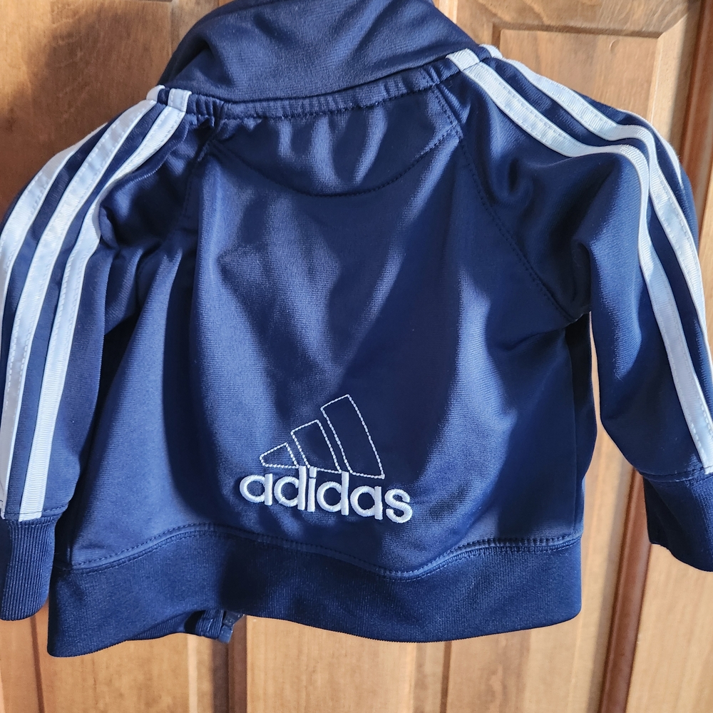 Adidas Navy Blue Track Jacket